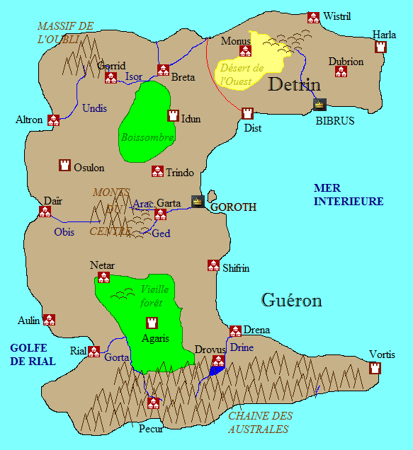 Carte de Guron